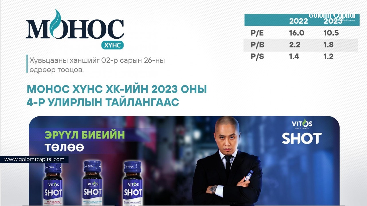 Монос Хүнс ХК MFC 2.0 үйлдвэрийн төслөө үргэлжлүүлж байна.